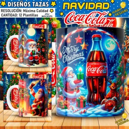 Diseños Navidad Coca Cola Tazas