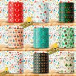 Diseños Patrones Navideños Tazas