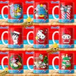 Plantillas Navideñas de Sanrio Tazas
