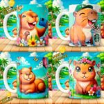 Diseños Capibara para Tazas - Image 3