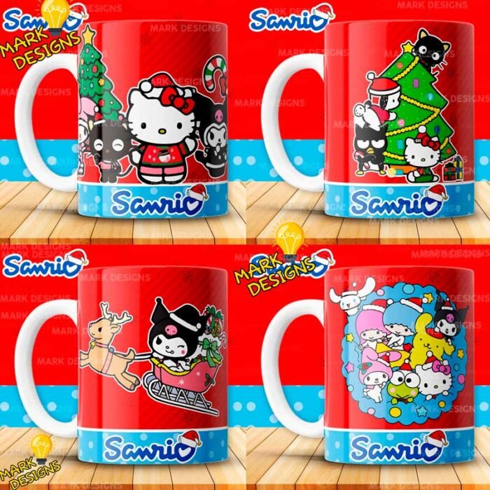 Plantillas Navideñas de Sanrio Tazas - Image 3