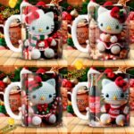 Plantillas Amigurumi Hello Kitty Tazas - Image 3