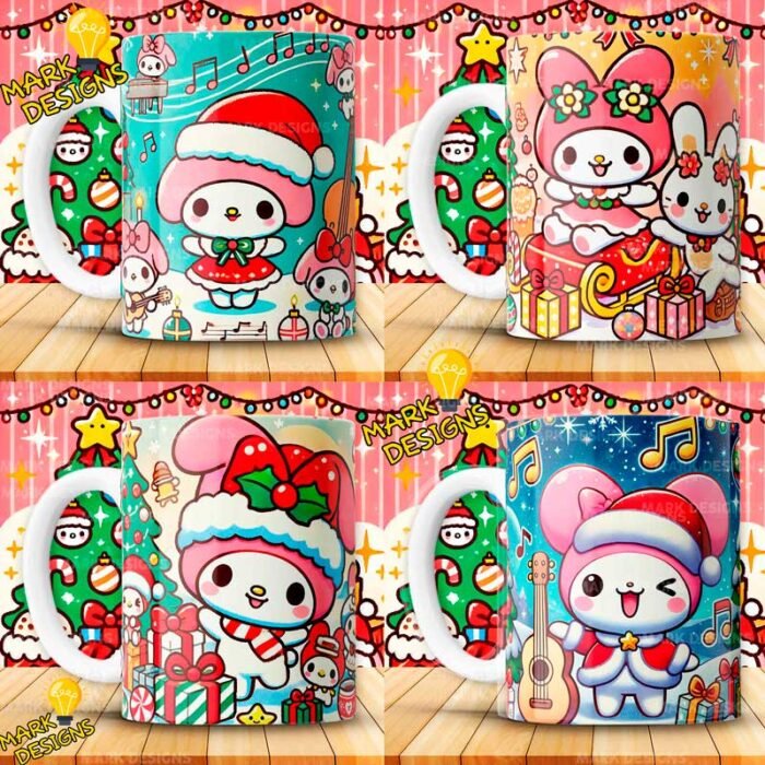 Diseños My Melody Navideños Tazas - Image 3