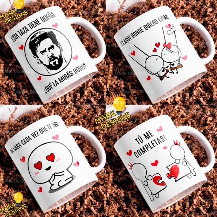 Diseños Románticos para Tazas - Image 3