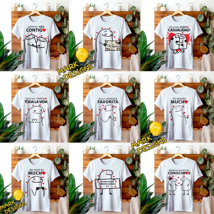 Plantillas Flork San Valentín Vectores