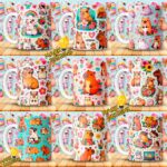 Diseños Capibara para sublimar Tazas