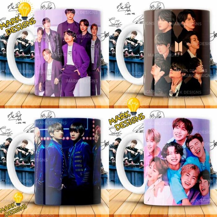 Plantillas BTS para Sublimar Tazas - Image 3