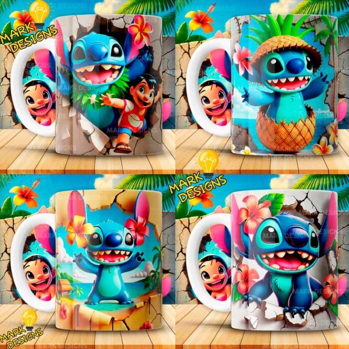 Plantillas Stich 3d para Tazas - Image 3