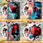 Diseños Spiderman 3D para Tazas - Image 3
