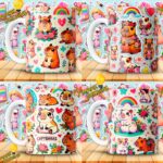 Diseños Capibara para sublimar Tazas - Image 3