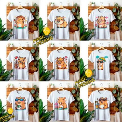 Diseños Capibaras Vectores Png