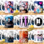 Plantillas BTS para Sublimar Tazas