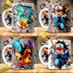 Diseños Pokemón 3D Tazas - Image 3
