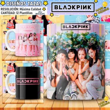 Plantillas Blackpink para Tazas