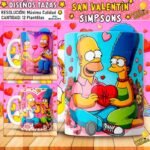 Plantillas Simpson San Valentín Tazas