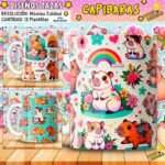 Diseños Capibara para sublimar Tazas