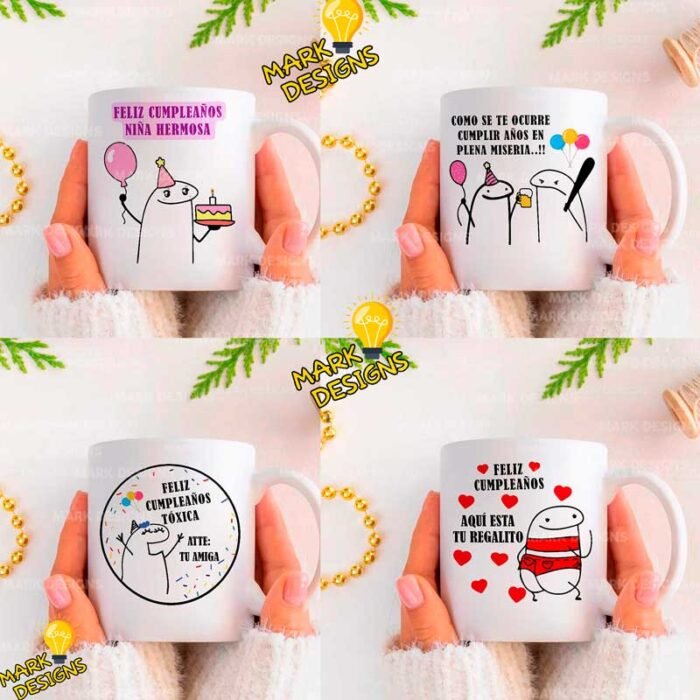 Cumpleaños Flork para Tazas - Image 3