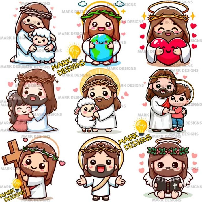 Diseños de Jesús Png y Vectores