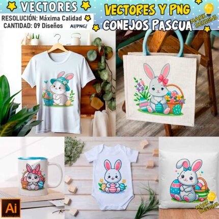 Conejos de Pascua Png y Vectores