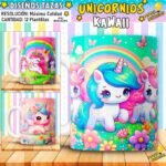 Plantillas Unicornios para Tazas
