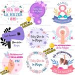 Vectores Día de la Mujer y Png