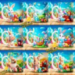 Conejos Pascuas para sublimar Tazas