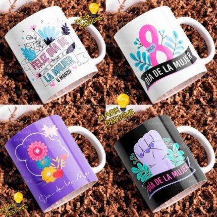 Día de la Mujer para sublimar Tazas