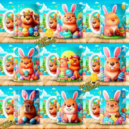 Pascuas Capibaras para Tazas