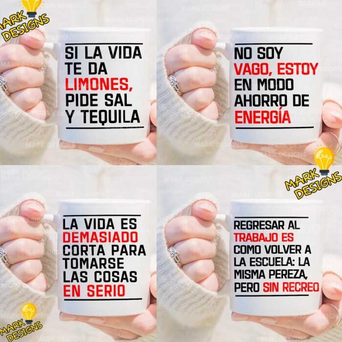 Frases Graciosas para sublimar Tazas