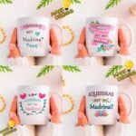 Plantillas Quisieras ser mi Madrina Tazas