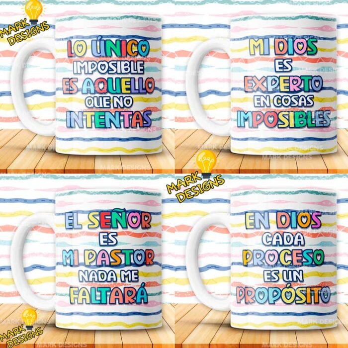 Frases Cristianas para Sublimar Tazas - Image 3