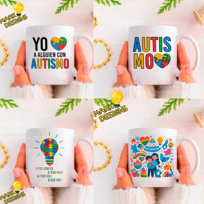 Plantillas Autismo para Tazas - Image 3