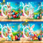 Conejos Pascuas para sublimar Tazas - Image 3