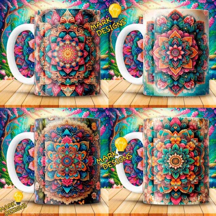 Plantillas de Mandalas para Tazas - Image 3