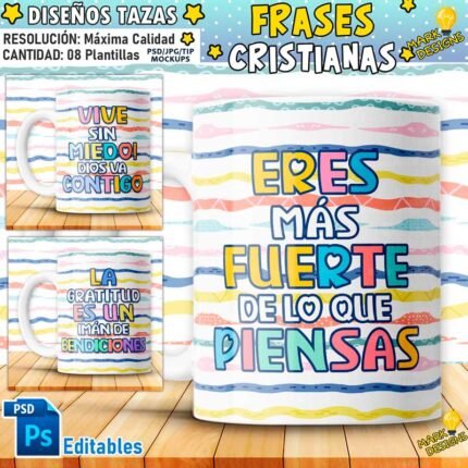 Frases Cristianas para Sublimar Tazas
