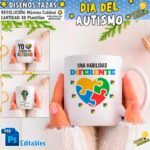 Plantillas Autismo para Tazas
