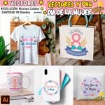 Vectores Día de la Mujer y Png