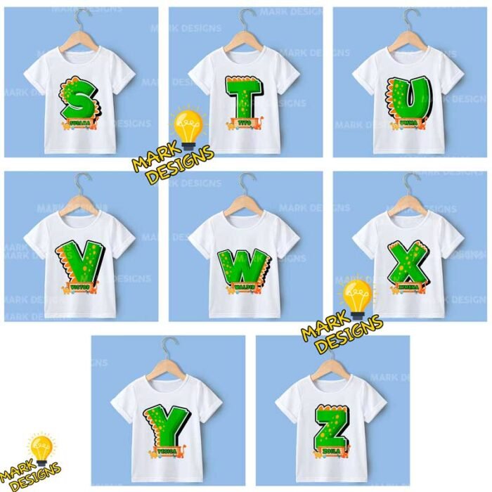 Abecedario de Dinosaurios para Camisetas - Image 4