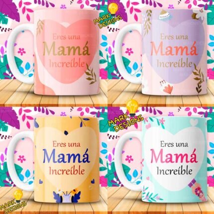 plantillas día de la madre para tazas