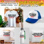 Dia del trabajo Frases Vectores y Png