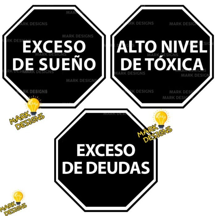 Frases Octágonos Png y Vectores