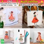 Mujeres Divertidas Vintage en Png