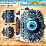 Plantillas Ojo Turco para Tazas