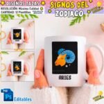 Plantillas Signos Zodiaco para Tazas