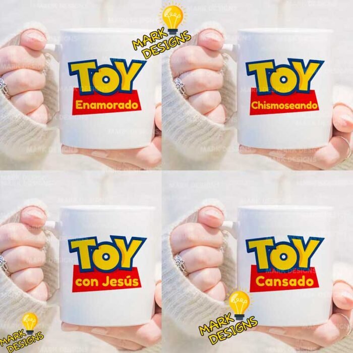 Frases Toy editables para Tazas - Image 3