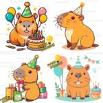 Capibara Cumpleaños Png - Image 3