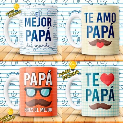 Frases Dia del Padre para Tazas