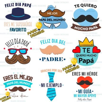 Vectores Feliz día Papá