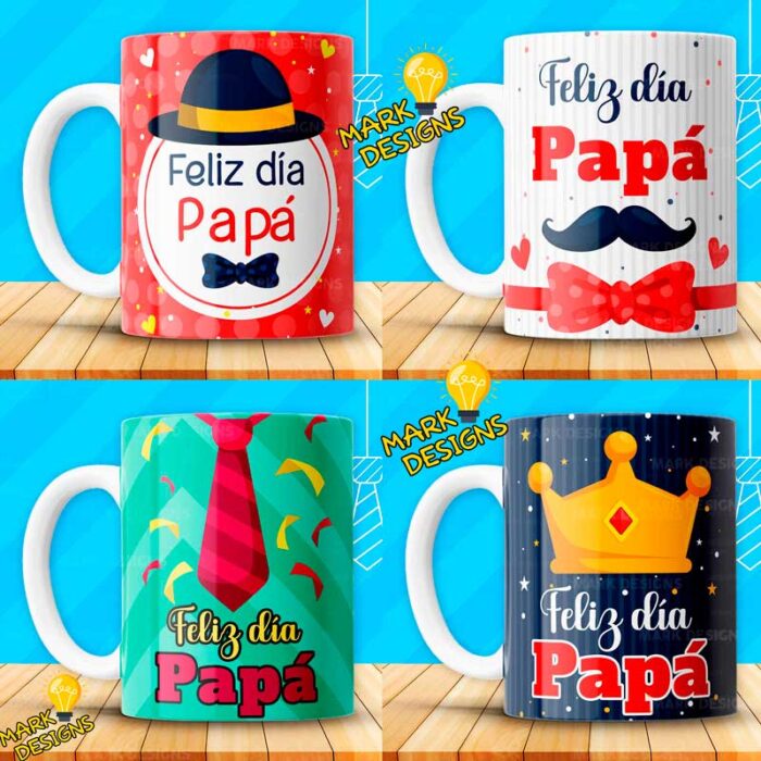 Feliz día Papá para tazas - Image 3