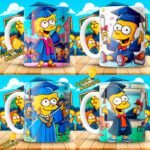 Plantillas Simpsons de graduación para Tazas - Image 3